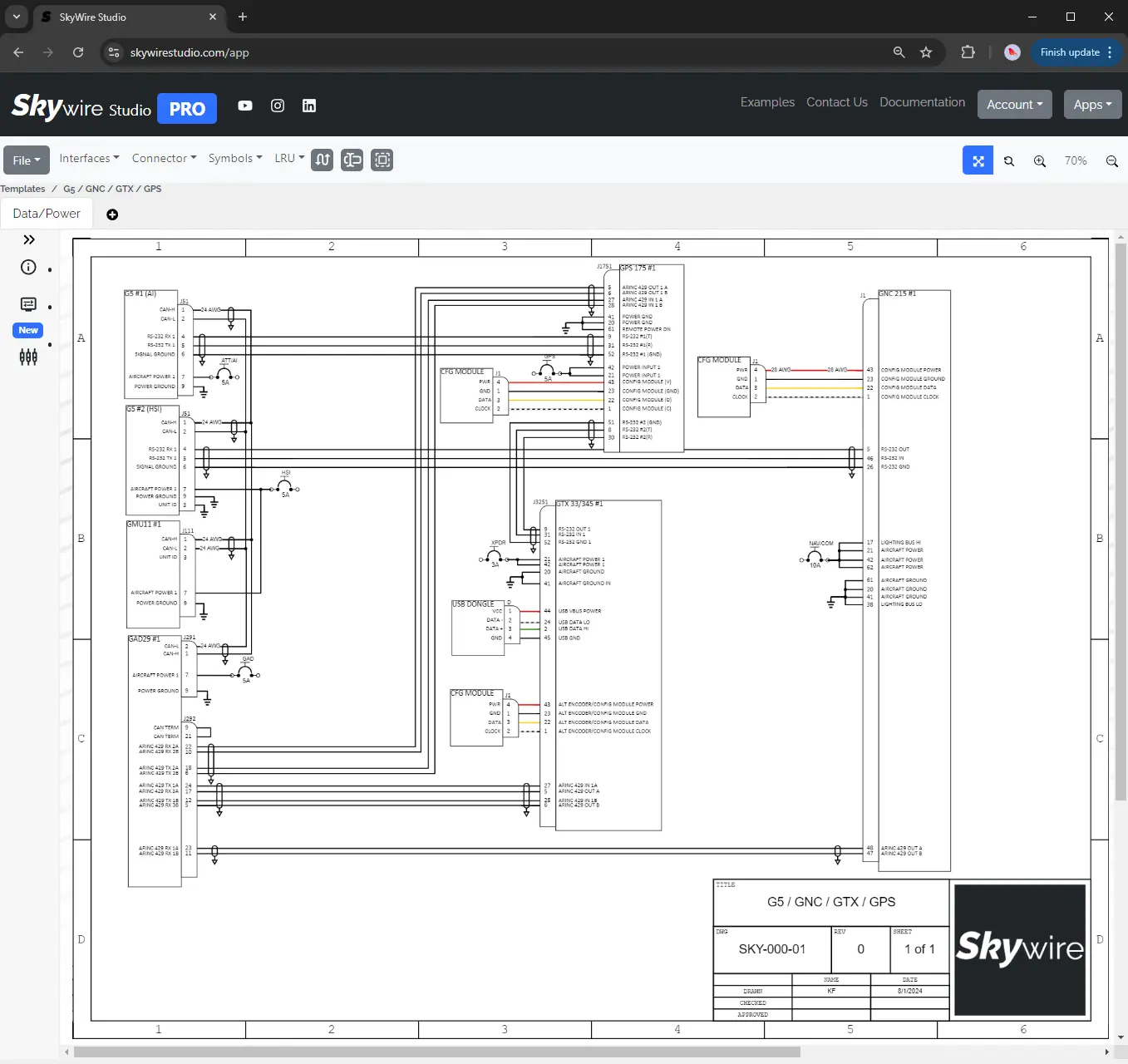 Avionics Wiring Diagram